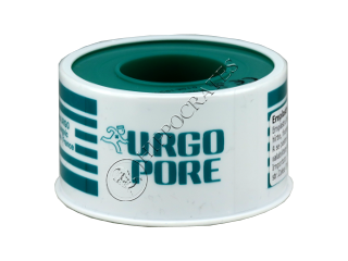 URGO PORE emplastru 2.5 cm x 5 m viscoza, perforat