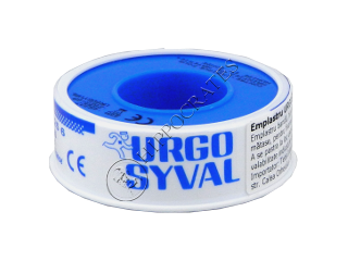 URGO SYVAL emplastru 1.25 cm x 5 m matase