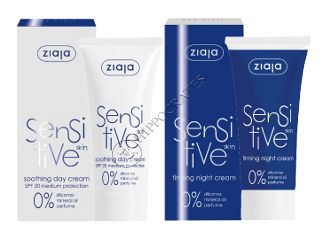 Ziaja Sensitive Crema de zi + crema de noapte 