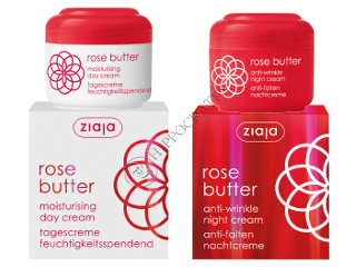 Зиажа Rose butter крем дневной увлажн. (30+) + крем ночной 