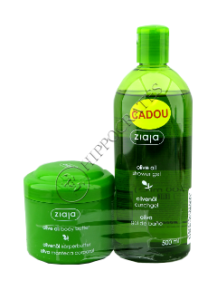 Ziaja Natural Olive. Unt de corp cu extract natural de ulei de masline +Gel de dus