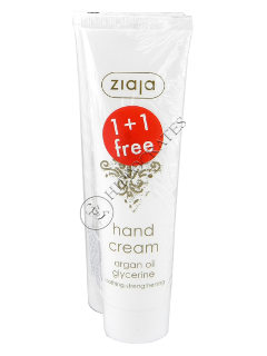 Ziaja Natural Argan Oil. Crema protectoare p/u maini + Crema protectoare p/u maini 