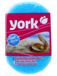 Губка д/душа York массаж. OVAL