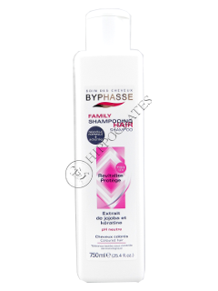 Byphasse Family Jojoba and Keratine sampon pentru par vopsit 