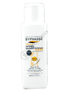 Byphasse Family Shea Butter and Honey balsam pentru par uscat si fragil 400 ml