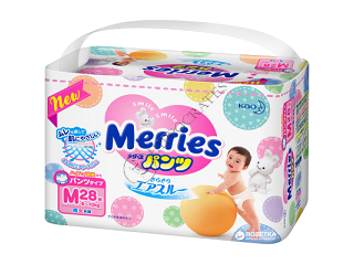 MERRIES Size M №28 6-11kg (Small) chilotei-scutece