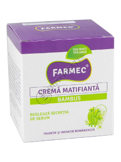 Farmec crema matifianta bambus 