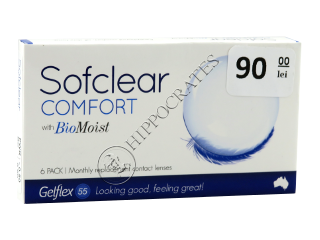 Lentile de contact Sofclear Comfort 1 luna -0,50