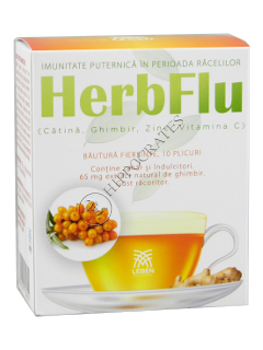 Herbflu( Catina.,ghimbir, zinc, vit.C)