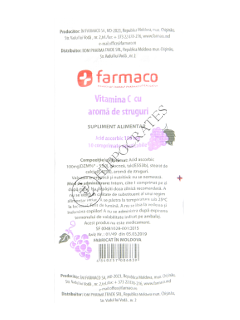 Acid ascorbic cu glucosi (vitamina C) struguri