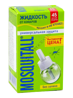 Репеллент MOSQUITALL жидкость от КОМАРОВ д/всей семьи