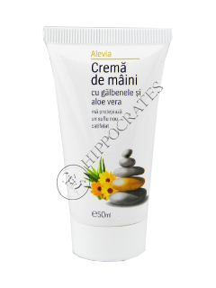 Crema de maini cu Galbenele si Aloe Vera