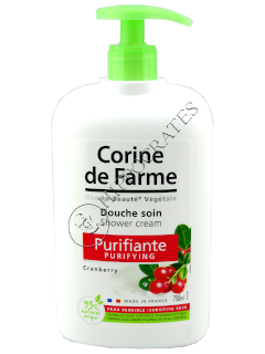 Corine de Farme Crema de dus purificatoare cranberry