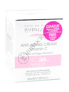 Byphasse Anti-Aging crema fata cu vitamina C(dupa 30 ani)+balsam buze