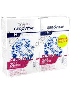 fiole antirid cu retinol gerovital h3
