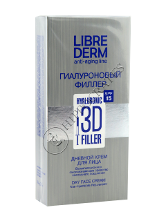 Librederm Hyaluron 3D filler crema zi fata SPF15