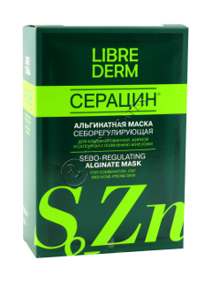 Librederm Seracin Masca alginata seboreglare pentru pielea cu probleme №5