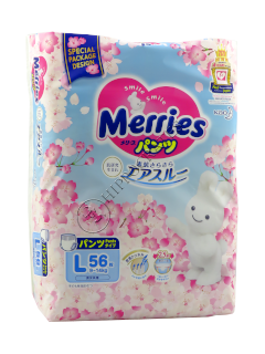 MERRIES Size L  № 56 9-14kg (UJ) Sakura chilotei-scutec