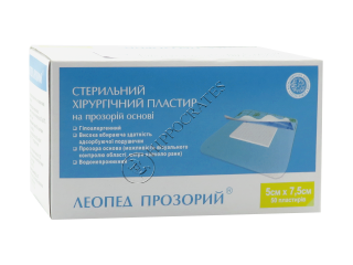 Пластырь стер. Aqua Res LEOPED 5 см x 7.5 см № 50