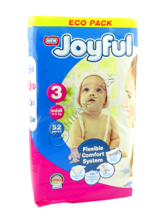 Joyful Scutece p/u copii BD MIDI E EKO