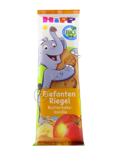 HiPP Gustare cu fructe - Biscuiti cu unt si vanilie (de la 1 an) /31367/