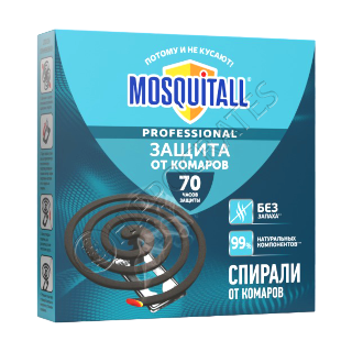 Repelent MOSQUITALL spirale ANTI-TANTAR Profesional