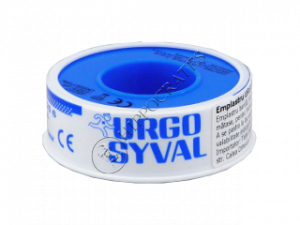 URGO SYVAL emplastru 1.25 cm x 5 m matase