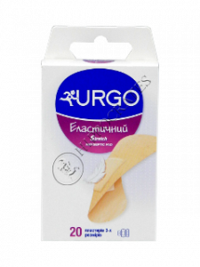 URGO STRETCH ANTISEPTIC emplastru № 20 elastic,a/septic,3 marimi in asort.