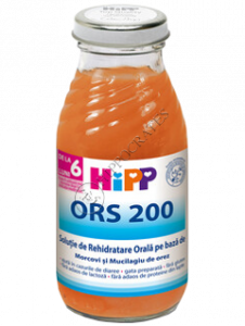 ХИПП ОРС 200 Морковно-рисовый отвар (с 6 -ти месяцев) 200 мл /2300/