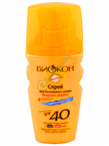 Biokon Protectia solara SPF-40 spray pentru bronz Protectia inalta