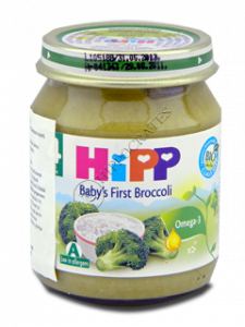 HIPP Legume, Primul broccoli al copilului (4 luni) 125 g /4012/