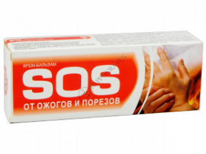 Эликсир SOS крем-бальзам от ожогов и порезов с мумиё