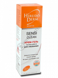 Biokon Hirudo Derm Sensitive SENSI CLEAN crema-gel p/u spalarea fetei spumanta