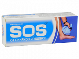 Эликсир SOS крем-бальзам от синяков и ушибов с экстрактом бадяги