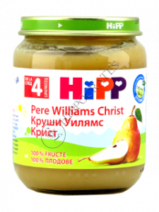 HIPP Fructe, Pere Williams Christ (4 luni) 125 g /4262/