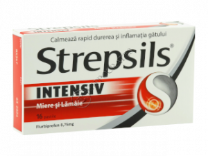 Strepsils Intensiv Miere si Lamaie