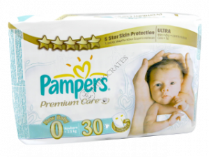 Памперс New Baby Premium Care от 2,5 кг