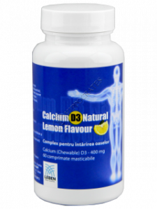 Calcium-D3 Natural Lemon Flavour Leben