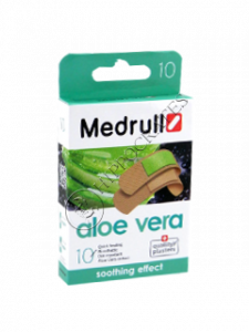 Пластырь MEDRULL Aloe Vera (1.9x7.2 см-6 шт, 2.5x7.2 см-4 шт) № 10