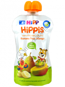 HIPPiS Banana, para, mango (4 luni) 100 g /8523/