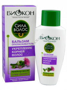 Biokon Sila Volos Ulei de Brusture balsam-conditioner pentru intarirea radacinilor parului