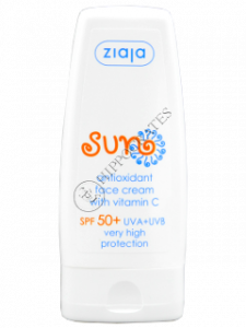 Ziaja Sun. Crema antioxidanta cu vitamina C SPF 50+, 50 ml