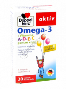 Doppelherz Omega-3 + Vit. A+D+E+C (pentru copii)