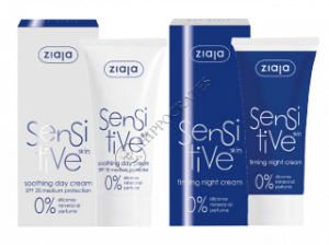 Ziaja Sensitive Crema de zi + crema de noapte 