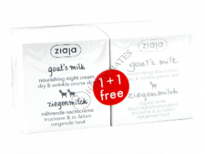 Ziaja Goat`s milk Crema de zi cu lapte de capra 50ml+crema de noapte 50ml