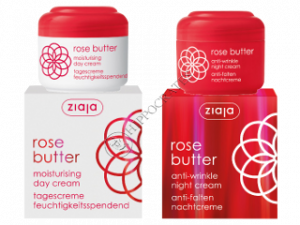 Ziaja Rose butter Crema de zi hidratanta (30+)+crema de noapte 