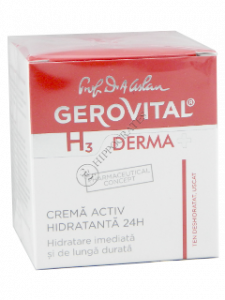 Gerovital H3 Derma+ crema activ hidratanta 24h 