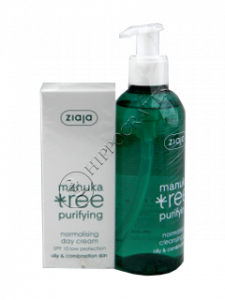 Ziaja Manuka Tree Crema de zi + gel de curatare fata 