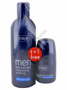 Ziaja Men Duo-concept Gel de dus + Antiperspirant roll-on 