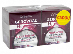 Геровитал H3 Evolution Промо Пакет Anti age (45+) крем для реструктуризации + крем увлажняющий